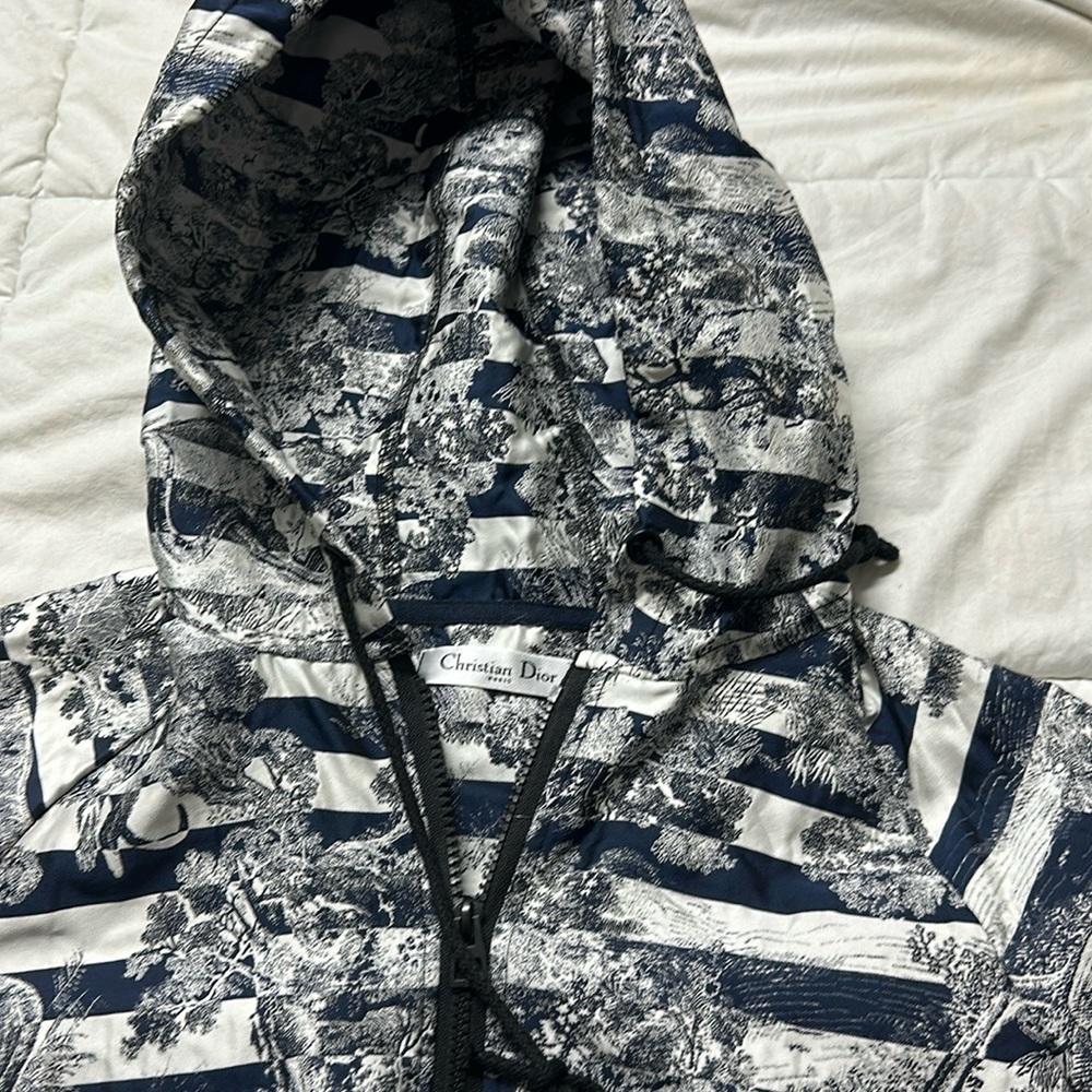 Christian Dior hooded Jacquard dress romper size medium